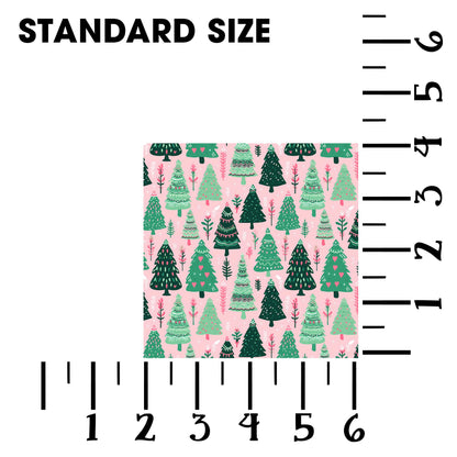 Pink & Green Christmas Trees