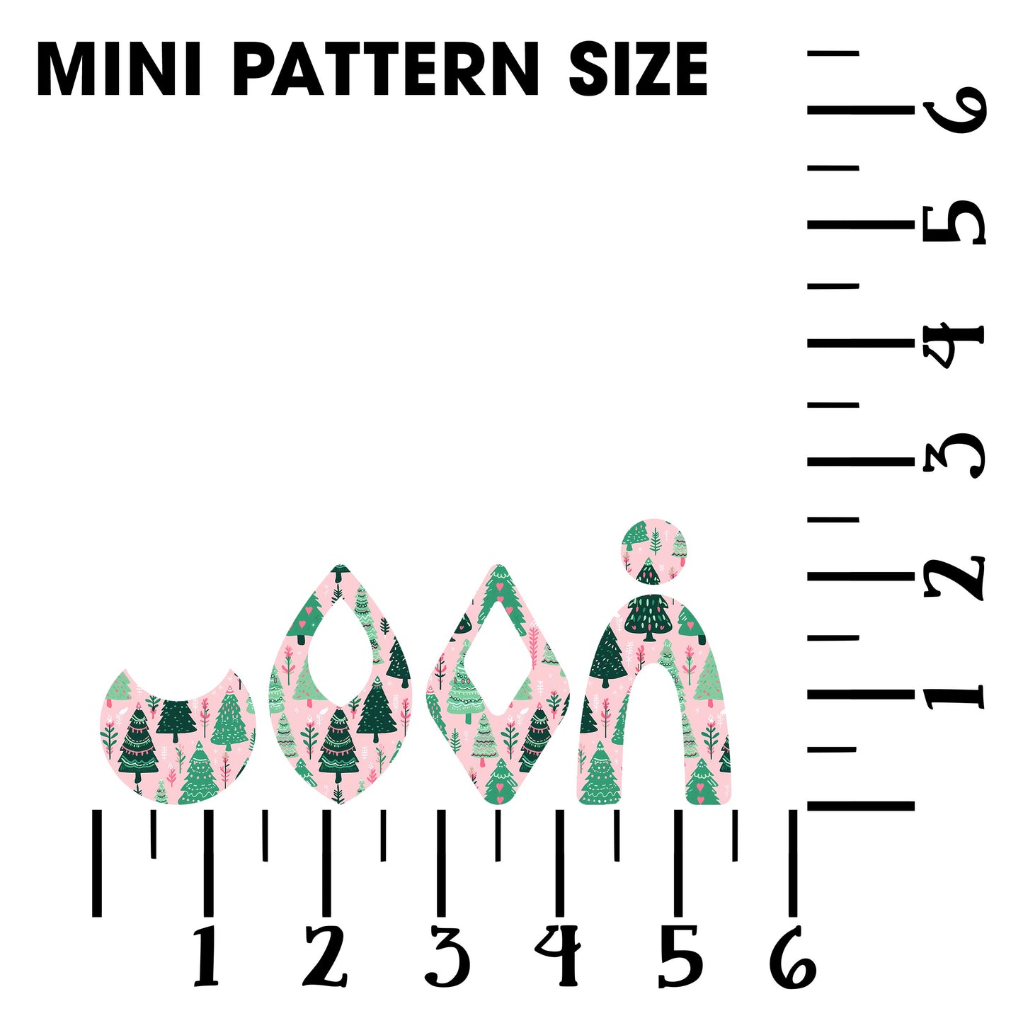 Pink & Green Christmas Trees