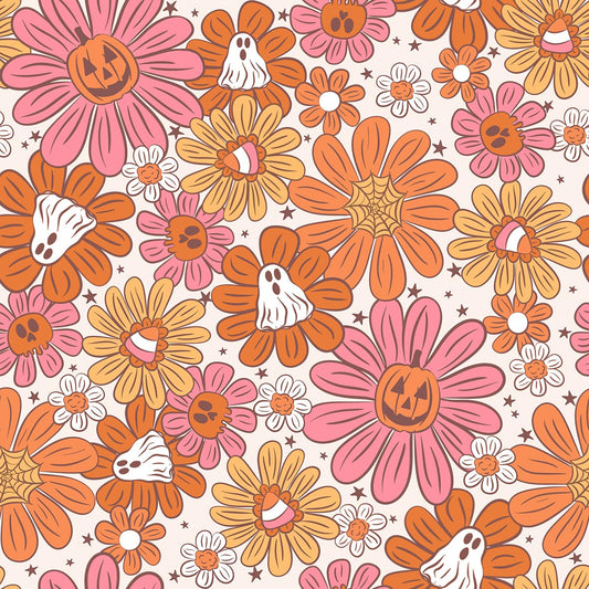 Retro Spooky Flowers