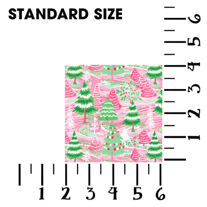 Preppy Pink Christmas Trees