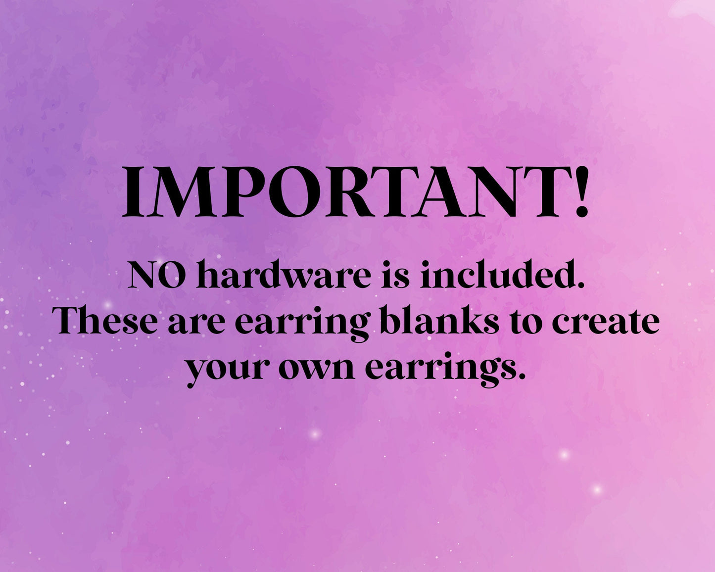 Stained Glas Circle Drop Earrings Blanks