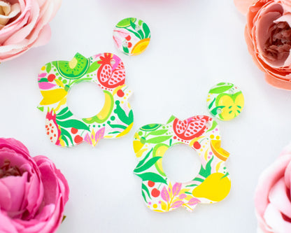 Fruit Geometric Earrings Blanks