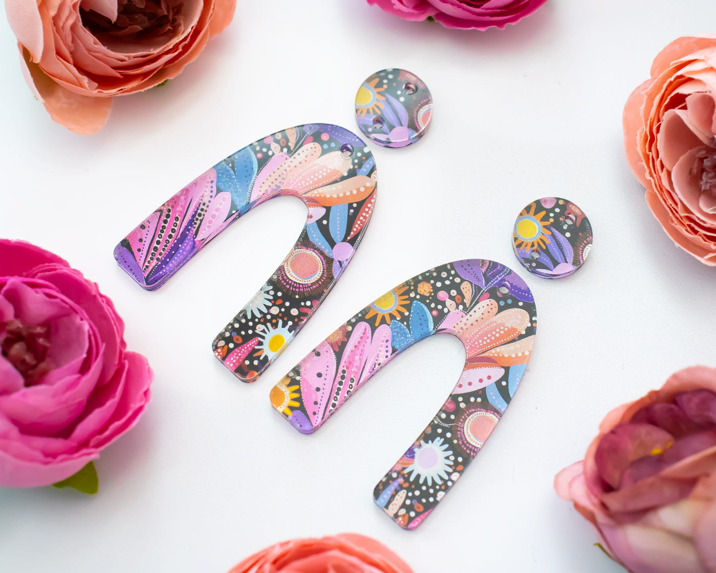 Abstract Arch Earrings Blanks