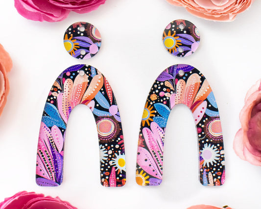 Abstract Arch Earrings Blanks