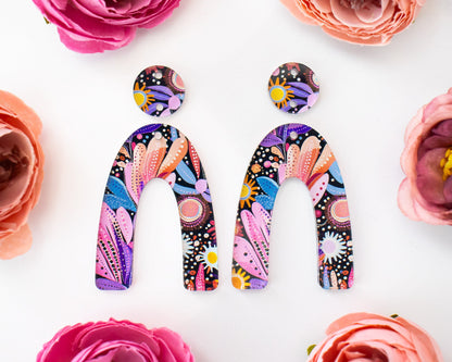 Abstract Arch Earrings Blanks