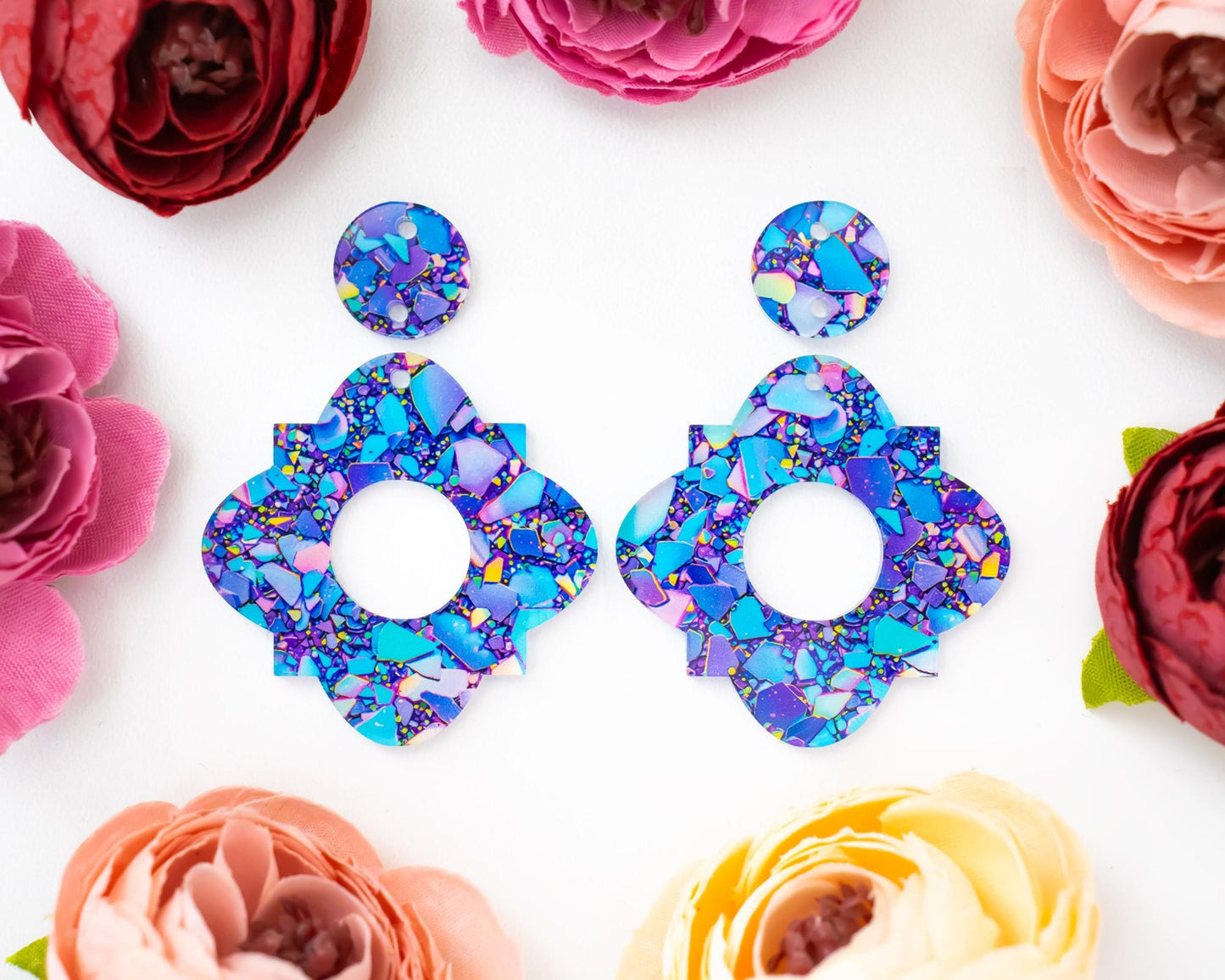 Confetti Geometric Earrings Blanks