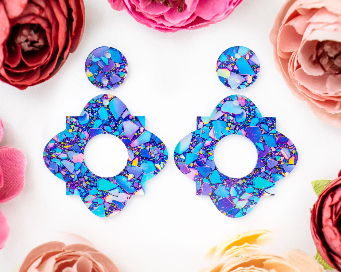 Confetti Geometric Earrings Blanks