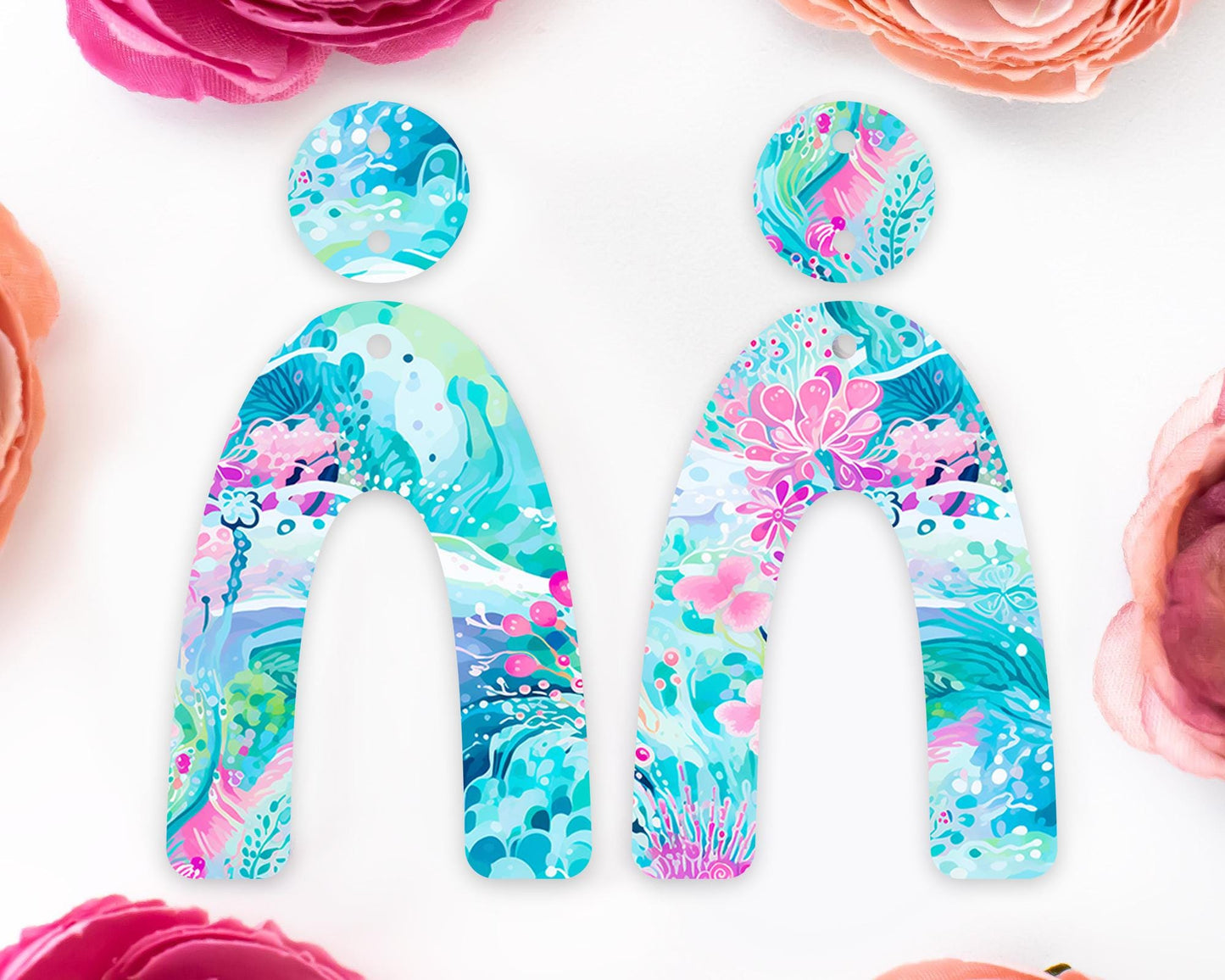 Ocean Arch Earrings Blanks