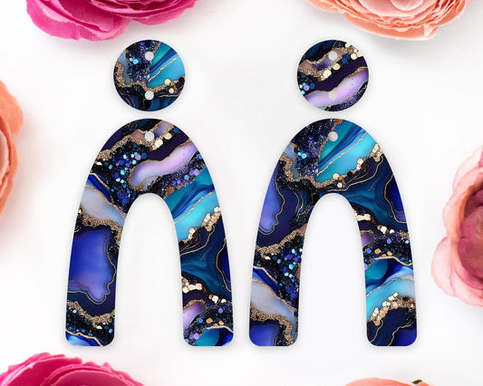 Agate Arch Earrings Blanks