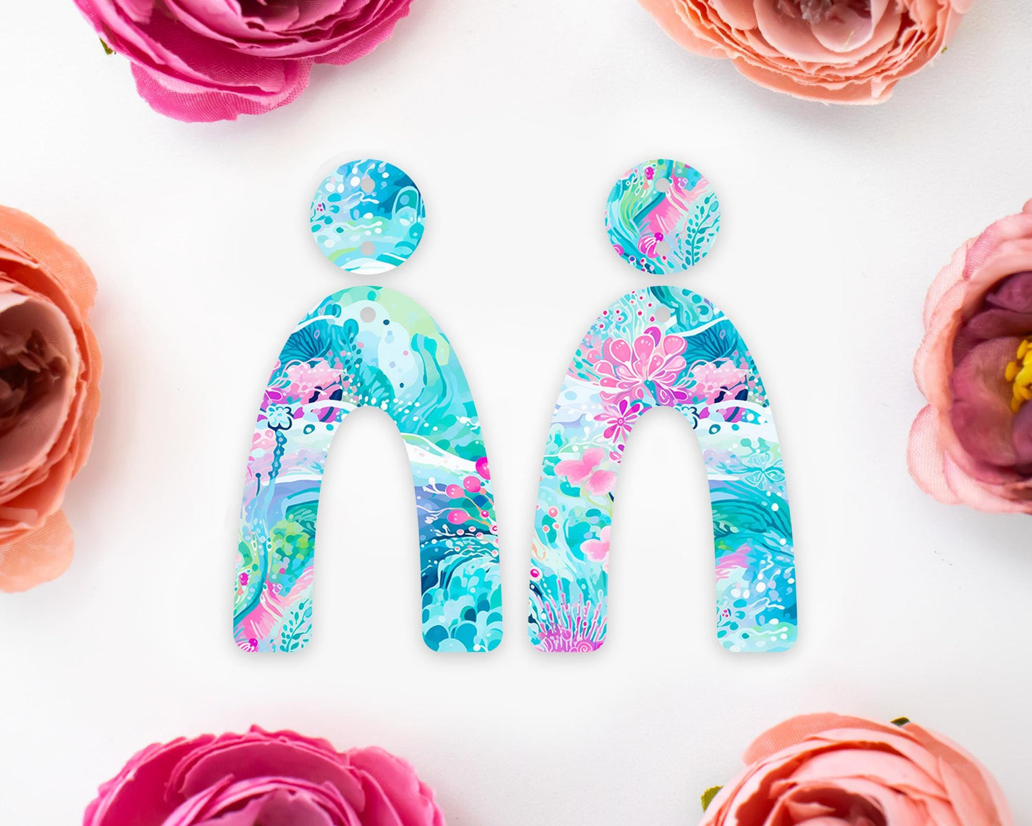 Ocean Arch Earrings Blanks