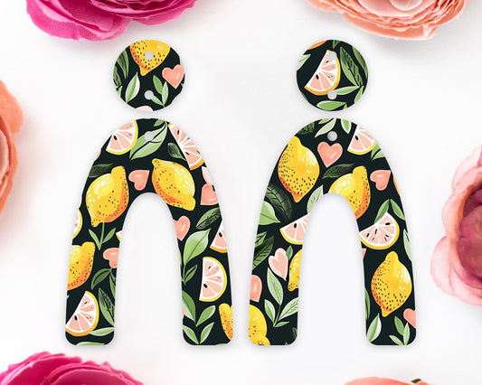Lemon Arch Earrings Blanks