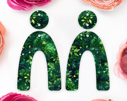 Leaves Arch Earrings Blanks