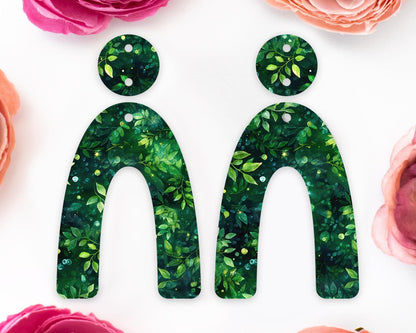 Leaves Arch Earrings Blanks