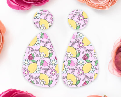 Coquette Fruits Teardrop Earrings Blanks