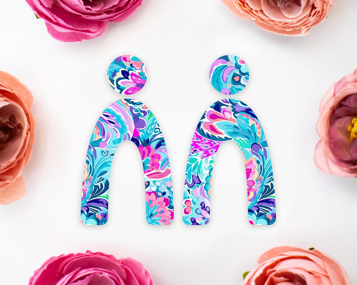 Paisley Arch Earrings Blanks