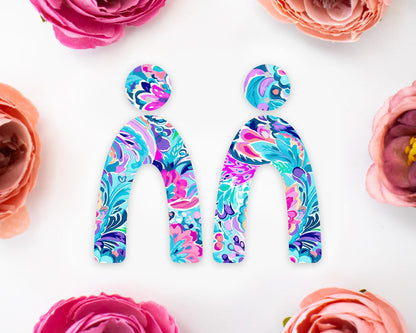 Paisley Arch Earrings Blanks