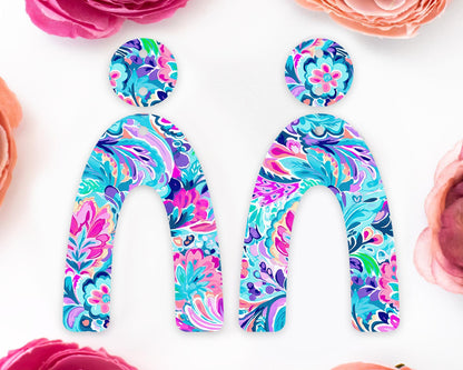 Paisley Arch Earrings Blanks