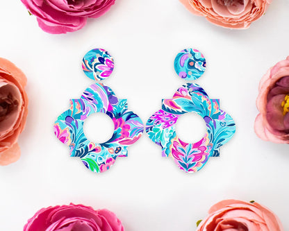 Paisley Geometric Earrings Blanks