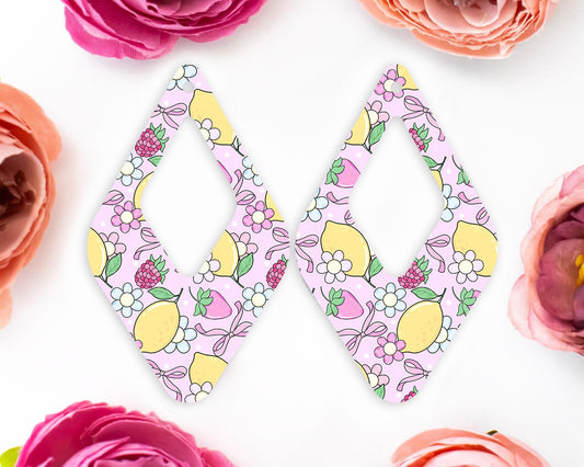 Coquette Fruits Diamond Earrings Blanks