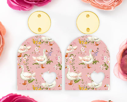 Goose Arch Acrylic Earrings Blanks