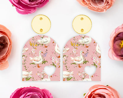 Goose Arch Acrylic Earrings Blanks