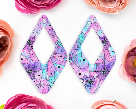 Halloween Diamond Teardrop Earrings Blanks