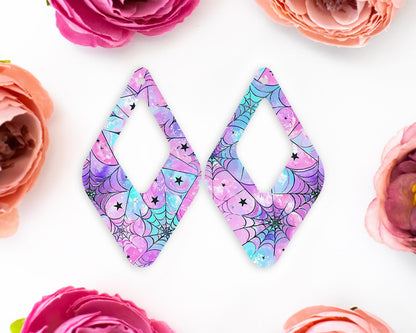 Halloween Diamond Teardrop Earrings Blanks