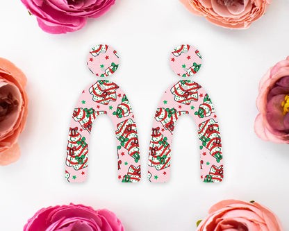 Christmas Cake Arch Earring Blanks