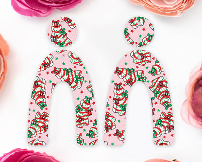 Christmas Cake Arch Earring Blanks
