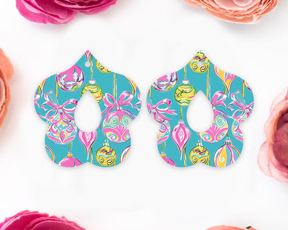 Christmas Ornaments Teardrop Earrings Blanks